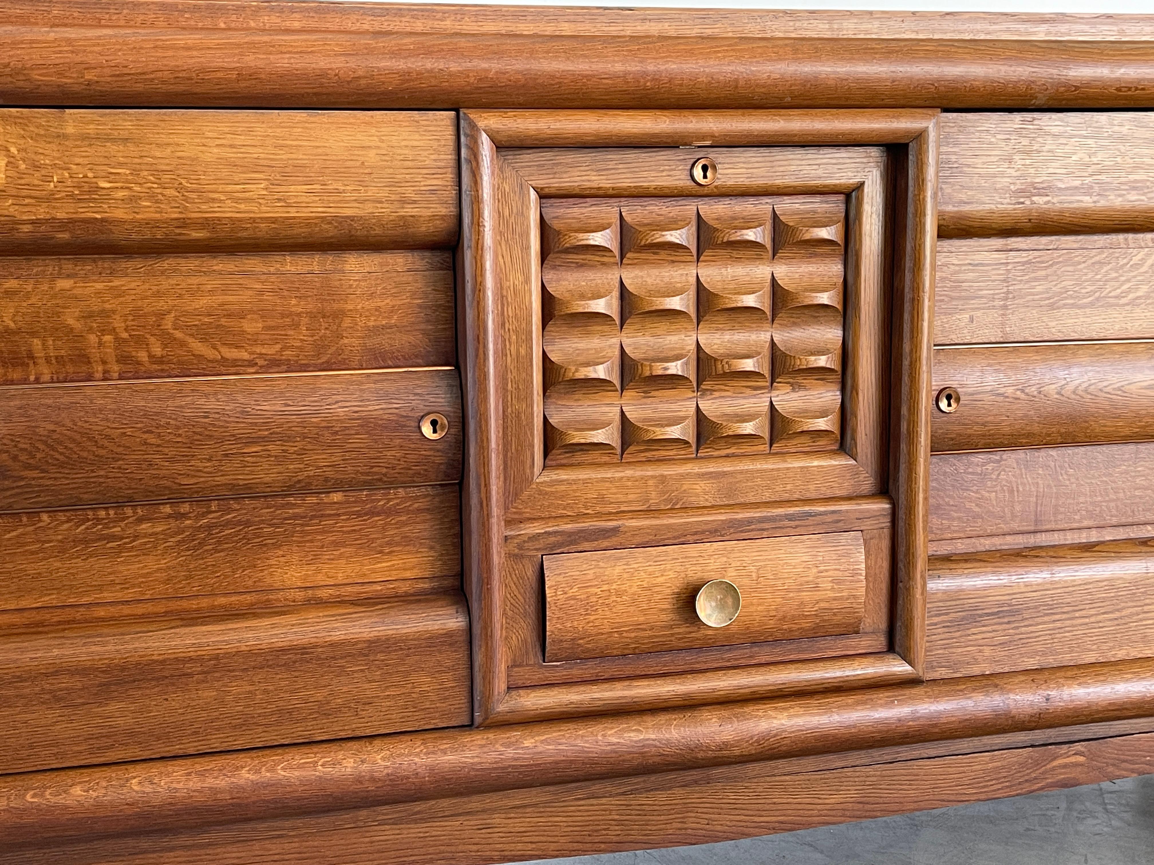 French Oak Sideboard 2