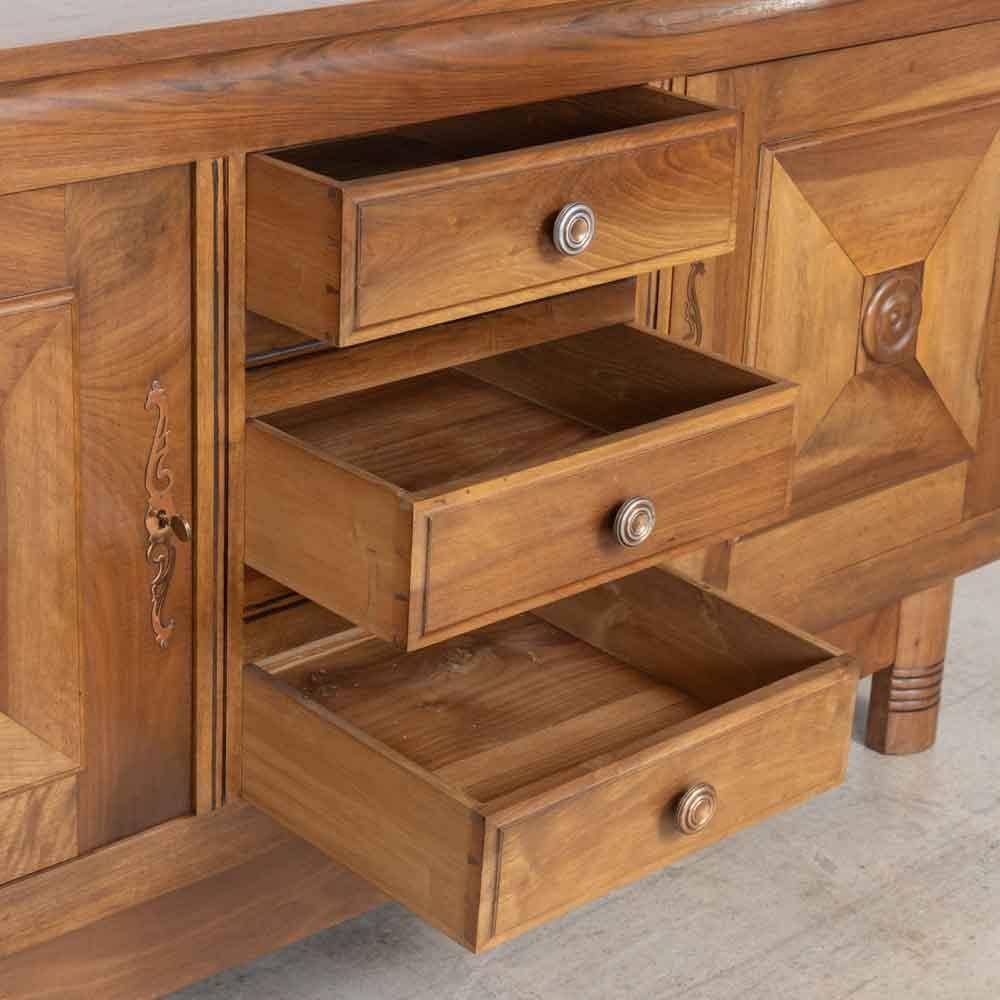 Aparador de roble francés al estilo de Charles Dudouyt en venta 5