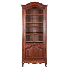 French Oak Single Door Cabinet or Bonnetiere