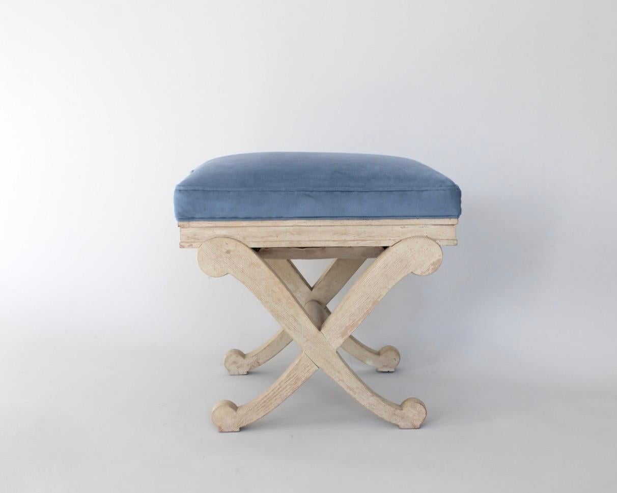 Mid-20th Century French Oak Stool In the Style of Andre Arbus For Sale
