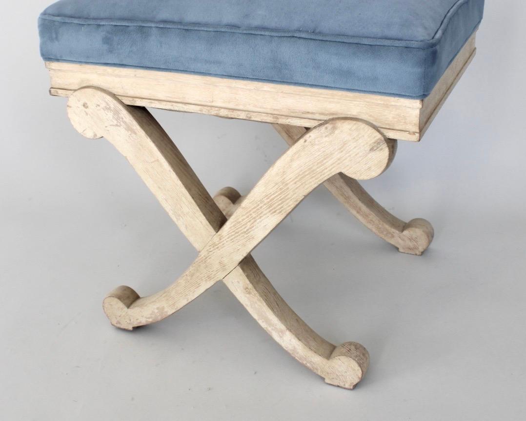 French Oak Stool In the Style of Andre Arbus For Sale 1