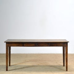 Table en chêne français, vers 1850