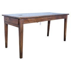 French Oak Tavern Table with Coin Slot