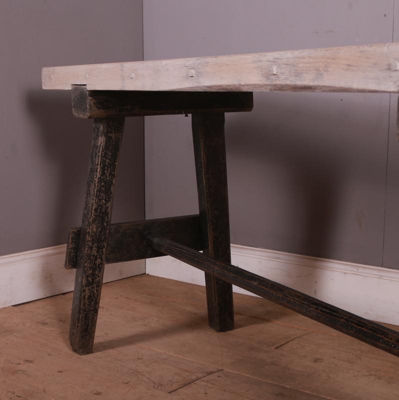 French Oak Trestle Table 1