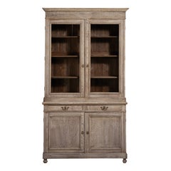 French Oak Vitrine