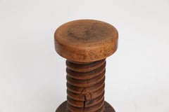 French Oak Wine Press Drinks Table