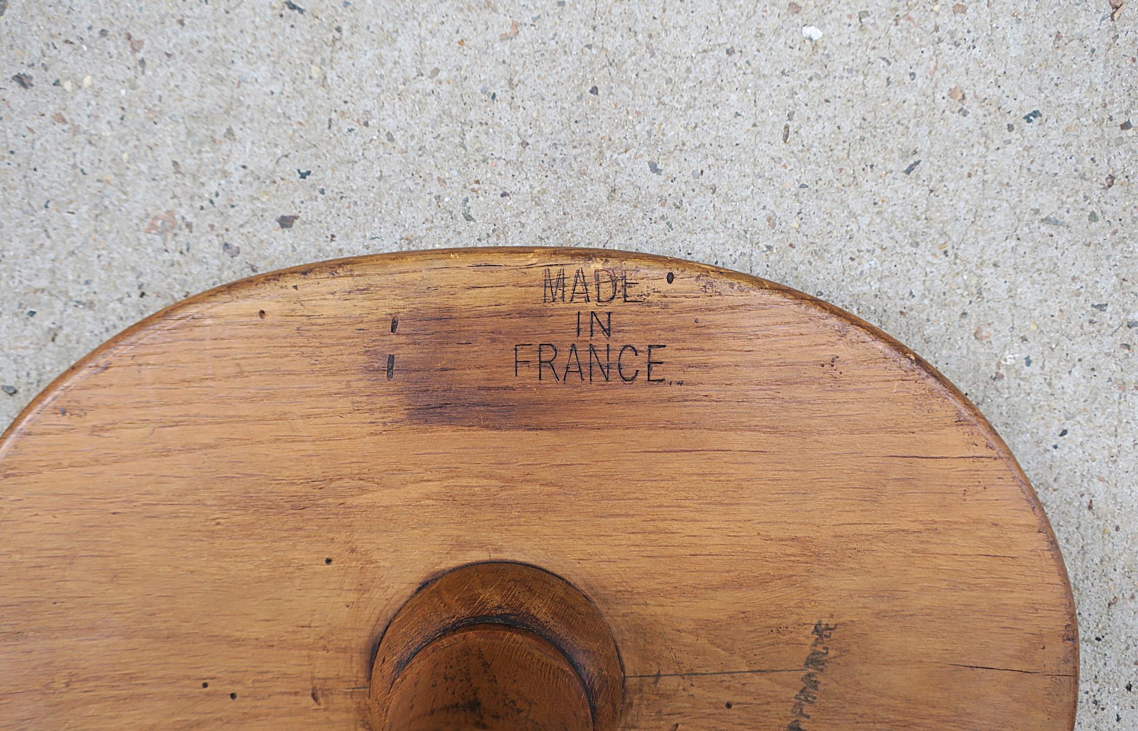 French Oak Wood Drinks Table For Sale 11