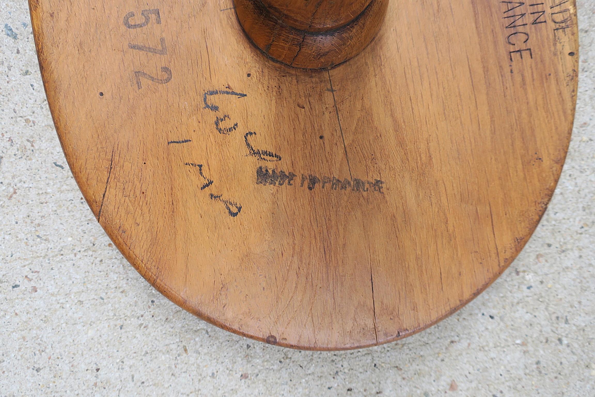 French Oak Wood Drinks Table For Sale 12