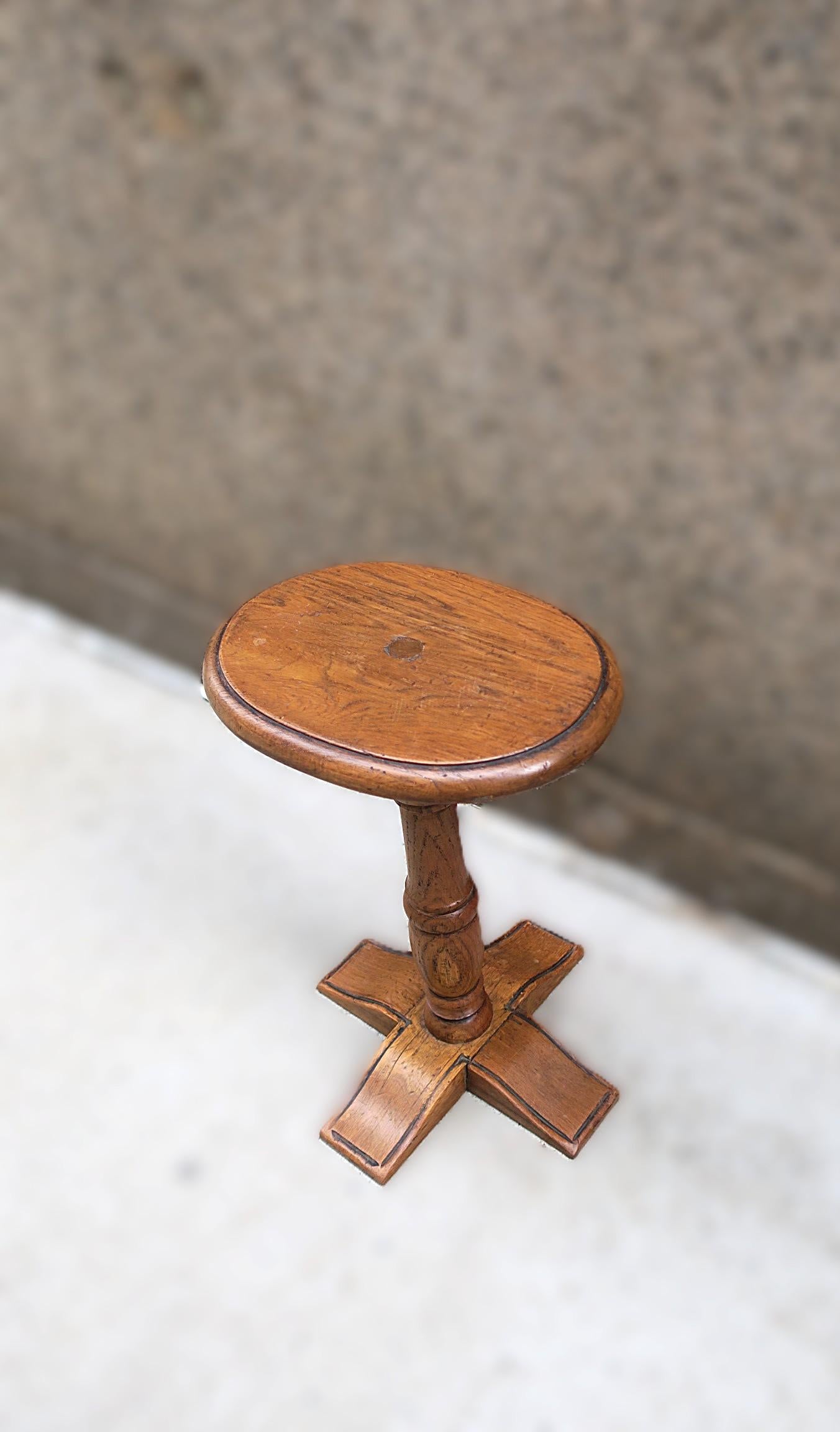 French Oak Wood Drinks Table For Sale 4