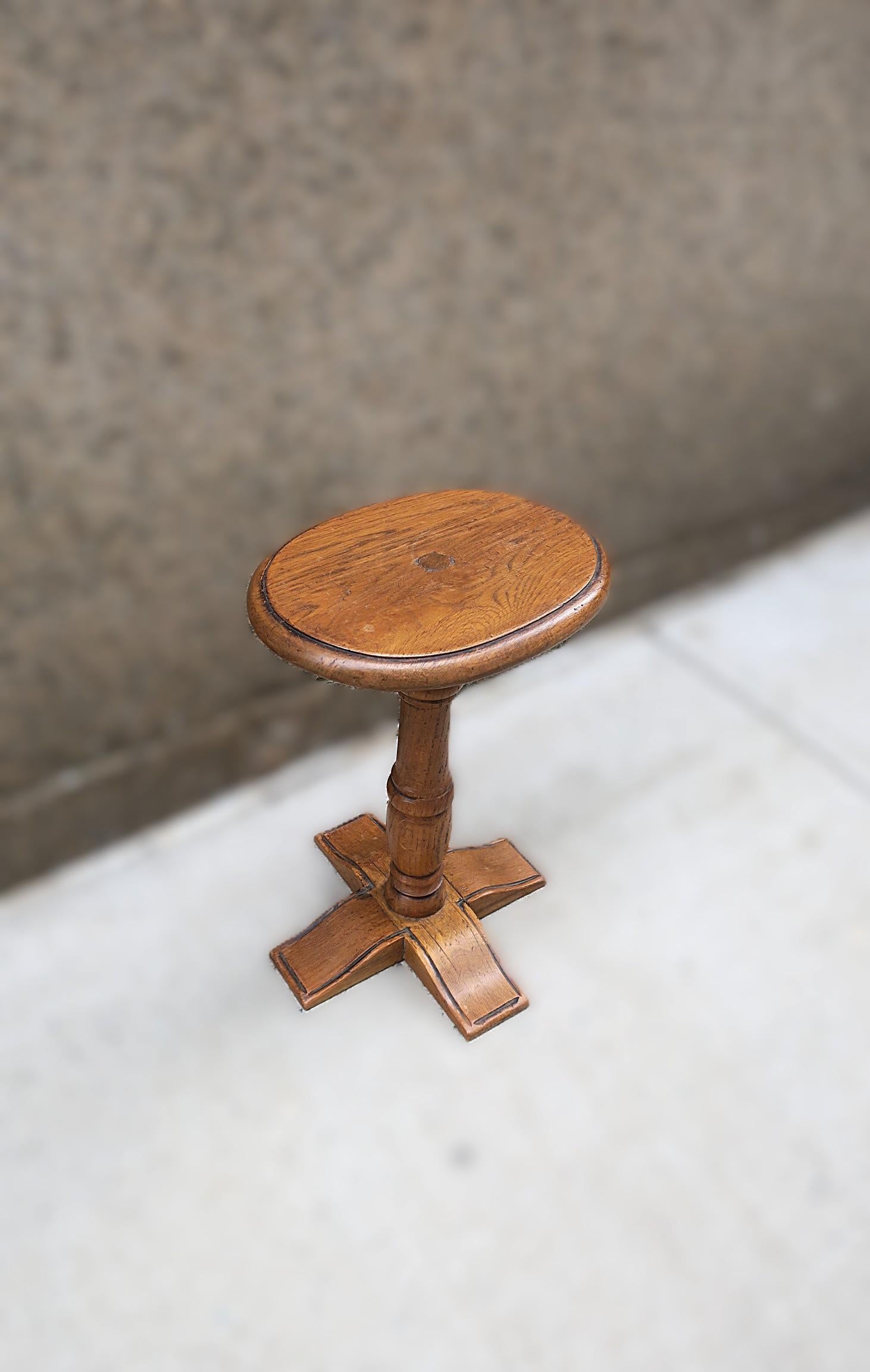 French Oak Wood Drinks Table For Sale 5
