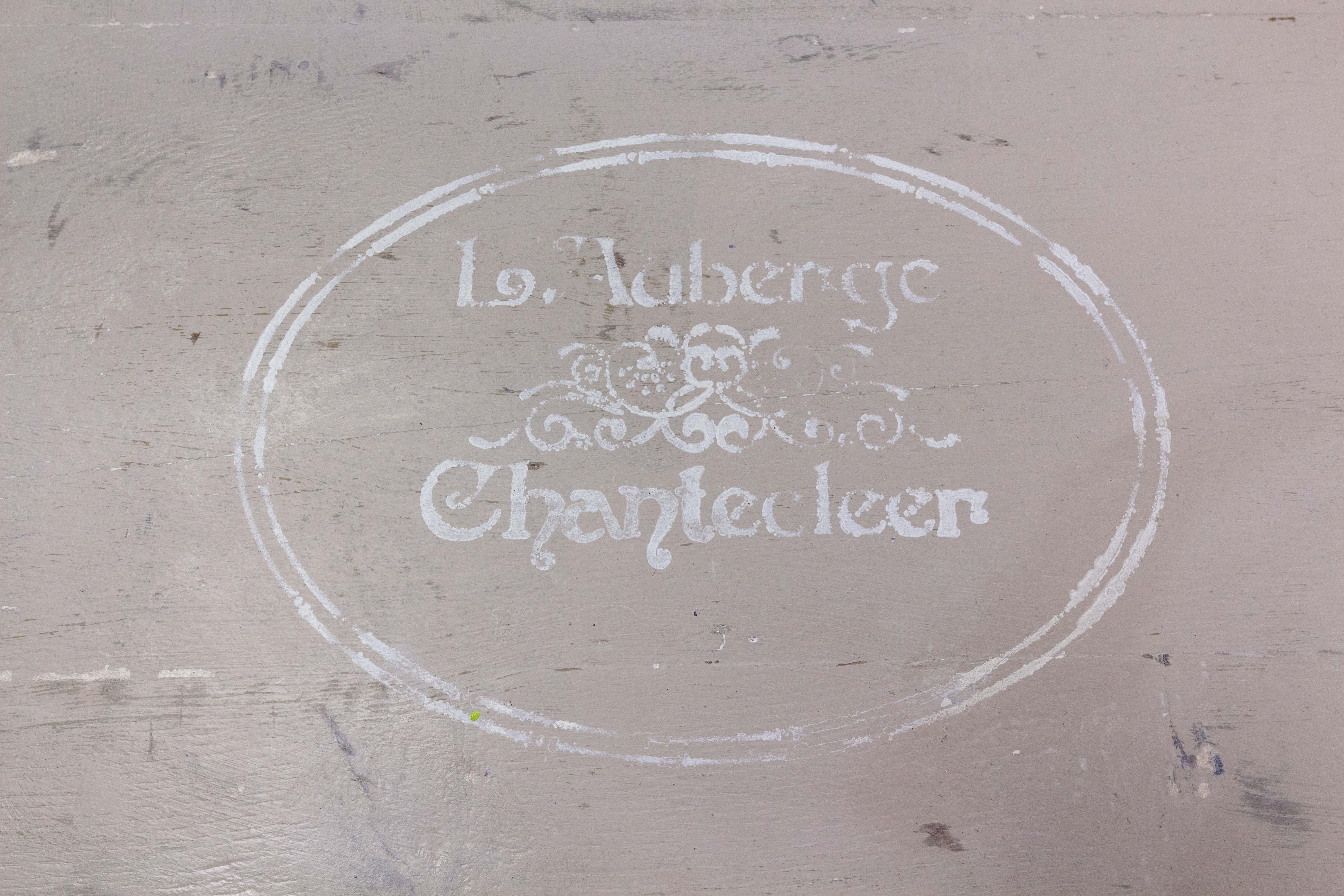 Table à écrire en chêne français de style Louis XIII et finition Shabby, 19ème siècle en vente 2