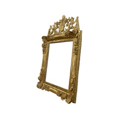 French Oakwood Framed Mirror