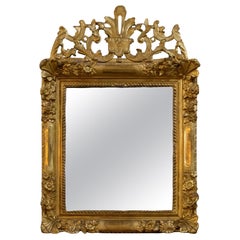French Oakwood Framed Mirror