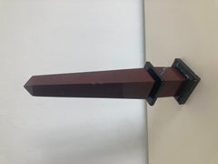 French Obelisk in Red and Black Marble
