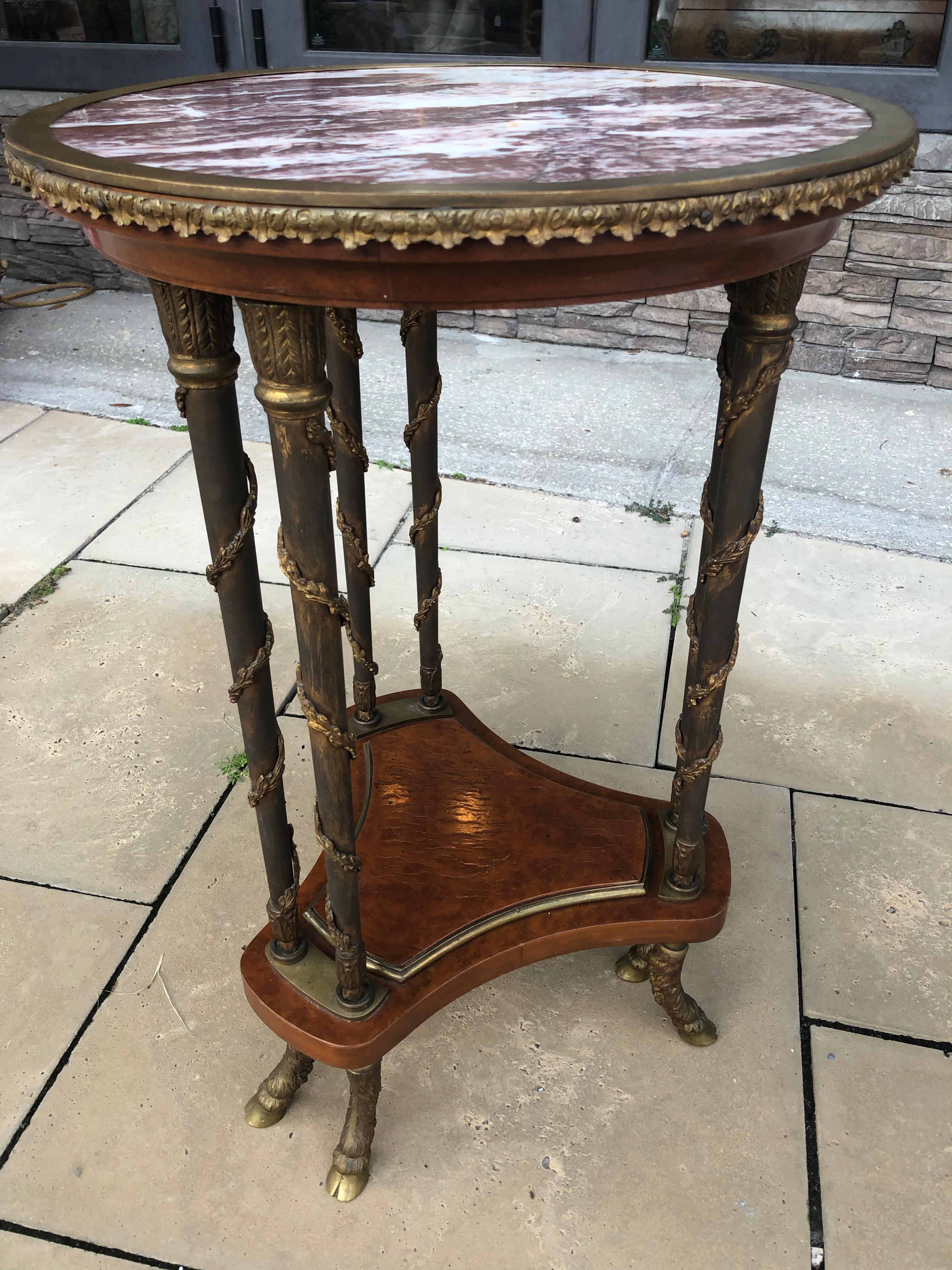 French Occasional Side Table In Good Condition In Sarasota, FL