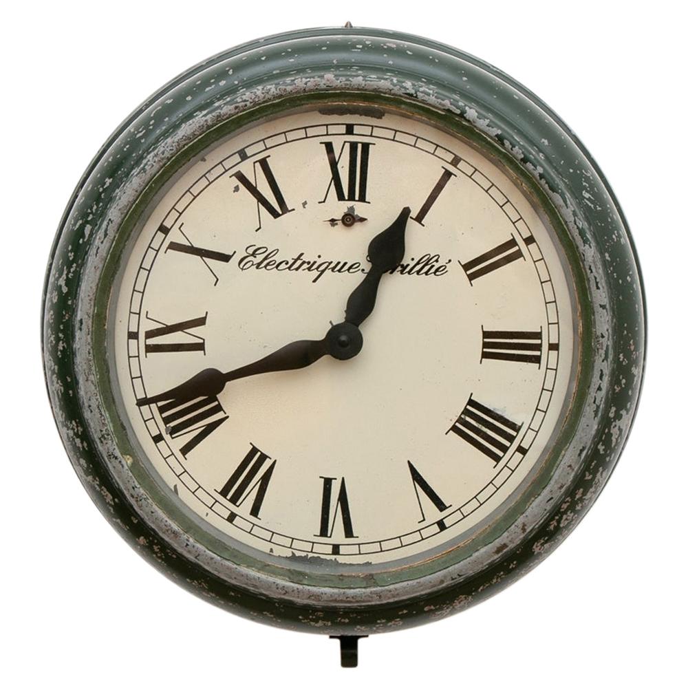French Office Clock, c.1940 For Sale