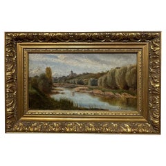 French Oil on Canvas