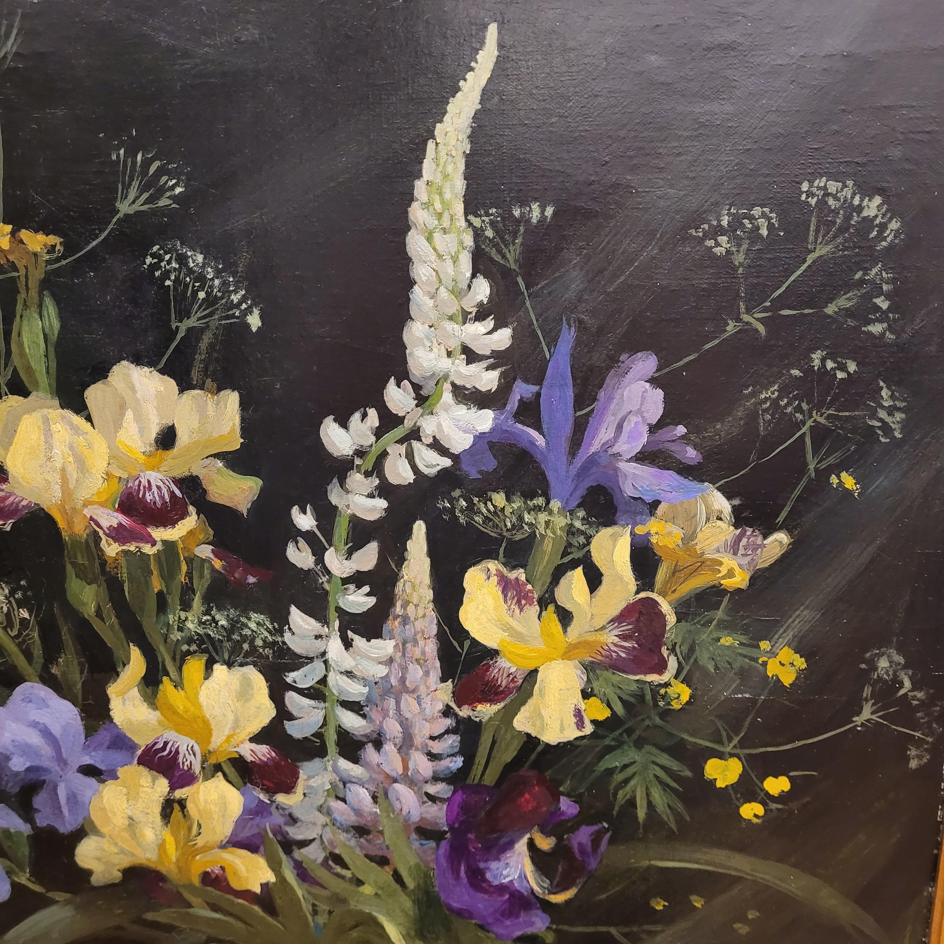 French Oil on Canvas Yellow blue Still llife ROGER CHAPELAIN-MIDY signed im Angebot 5