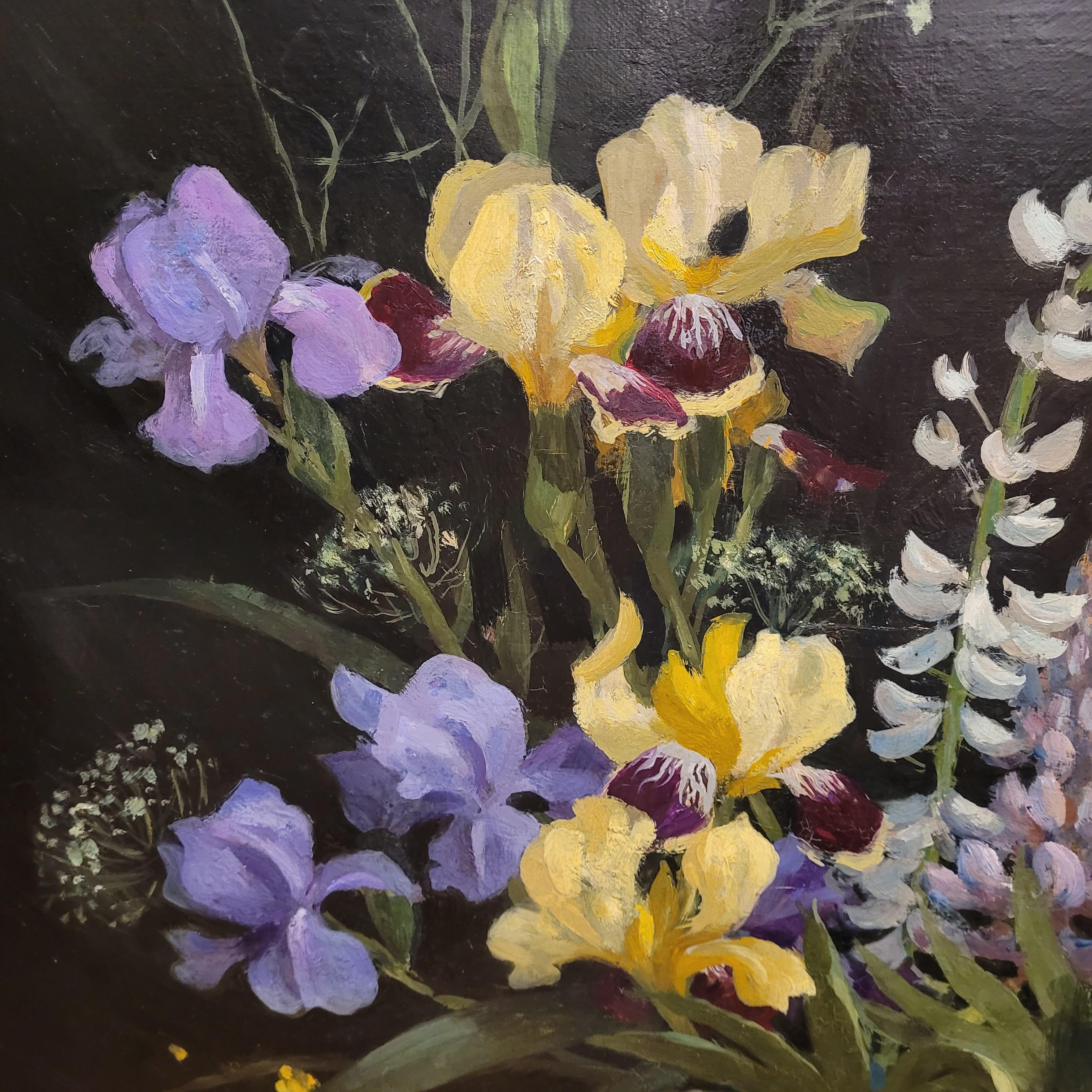 French Oil on Canvas Yellow blue Still llife ROGER CHAPELAIN-MIDY signed im Angebot 7