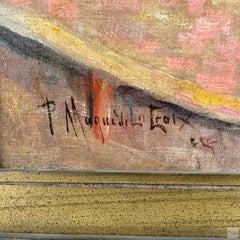 French Oil Painting by Louis-Auguste-Paul Magne de la Croix (1875-1942)