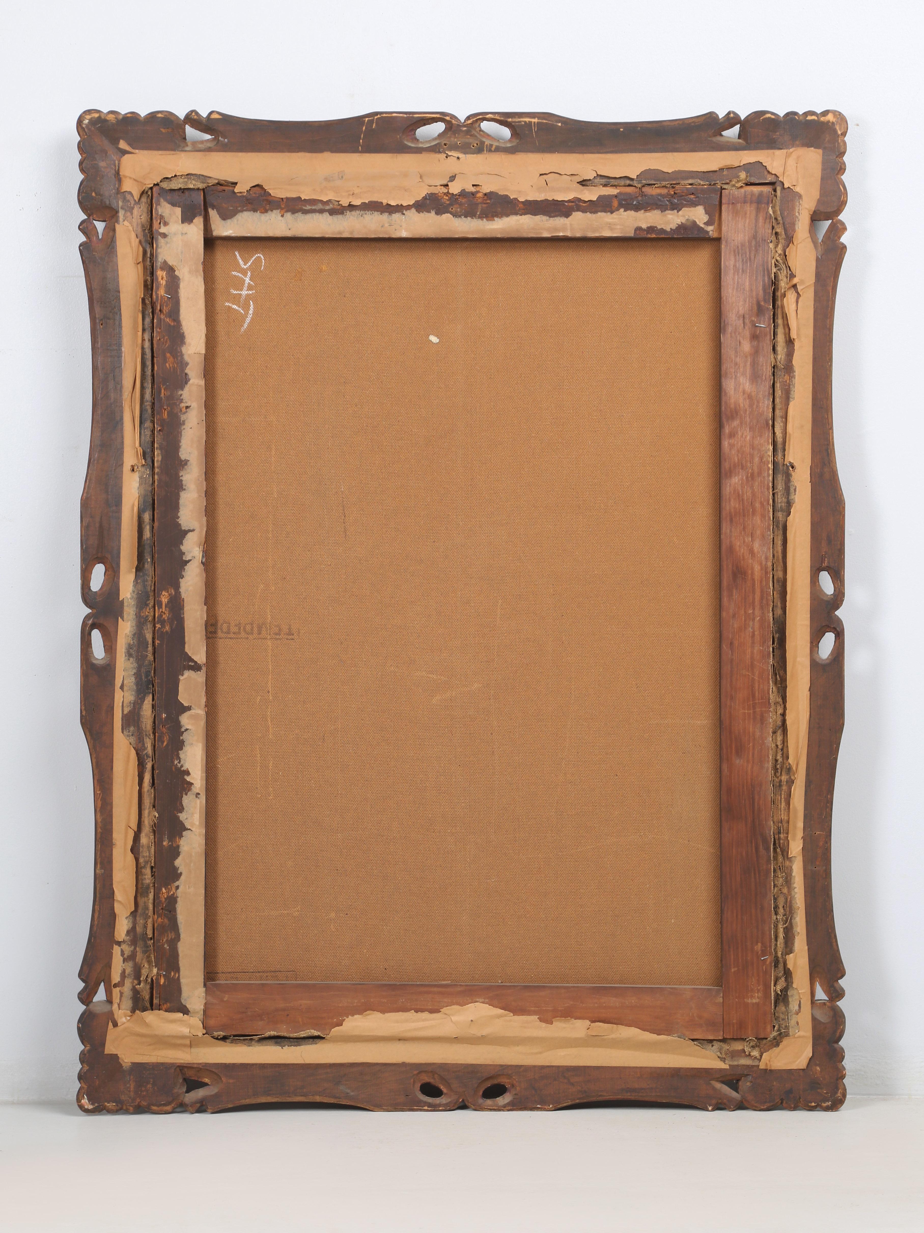 Óleo francés c1700 Historia bíblica de Rebeca y el siervo de Abraham en venta 7