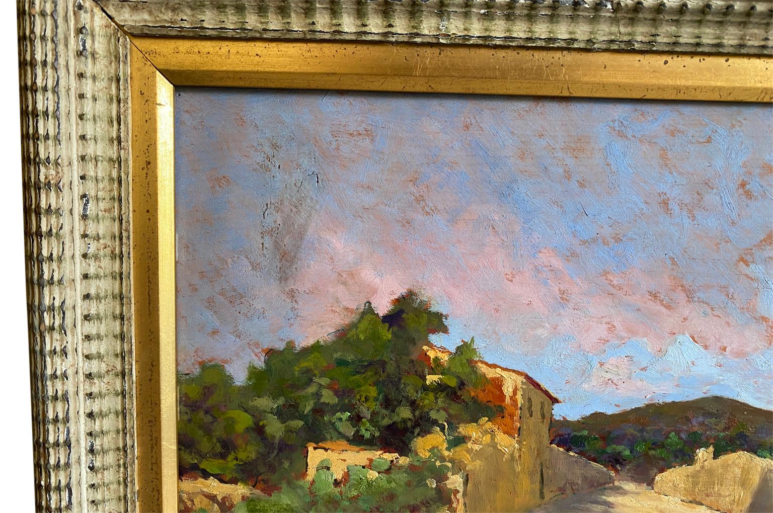 French Oil Painting In Good Condition For Sale In Atlanta, GA