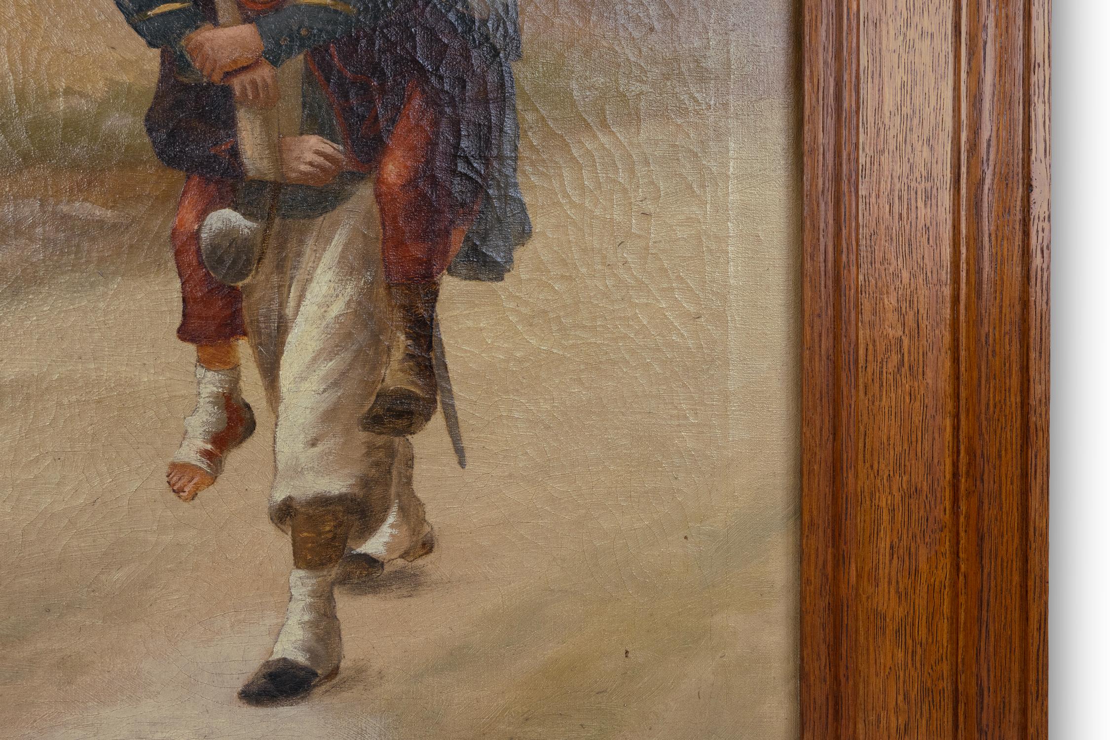 Óleo francés al estilo de Paul Louis Narcisse Grolleron, ca. 1900 en venta 1