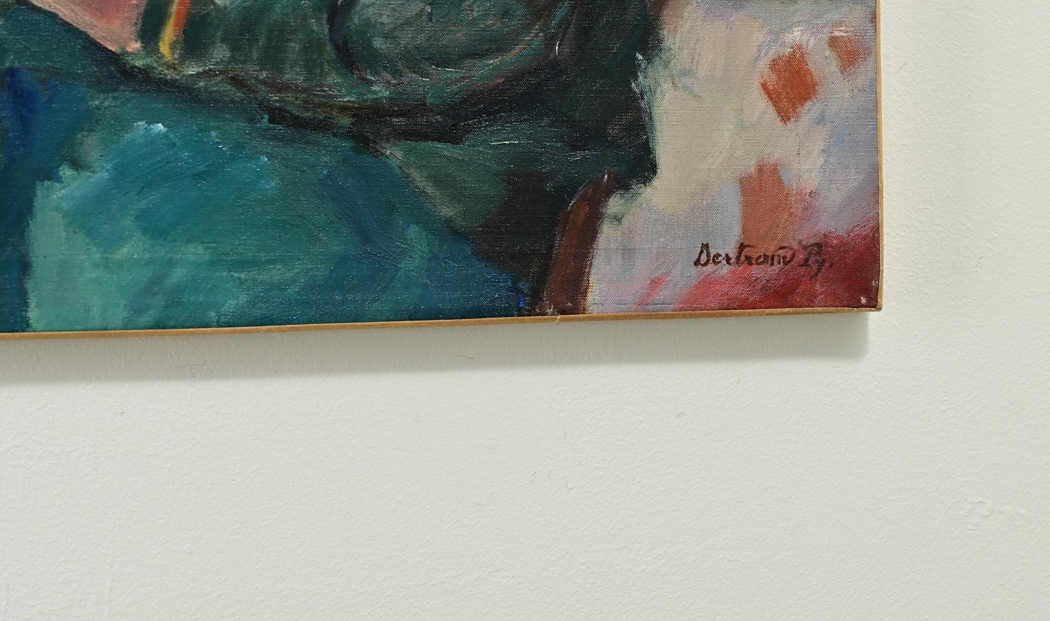 French Oil Painting of Ladies In Good Condition In Baton Rouge, LA
