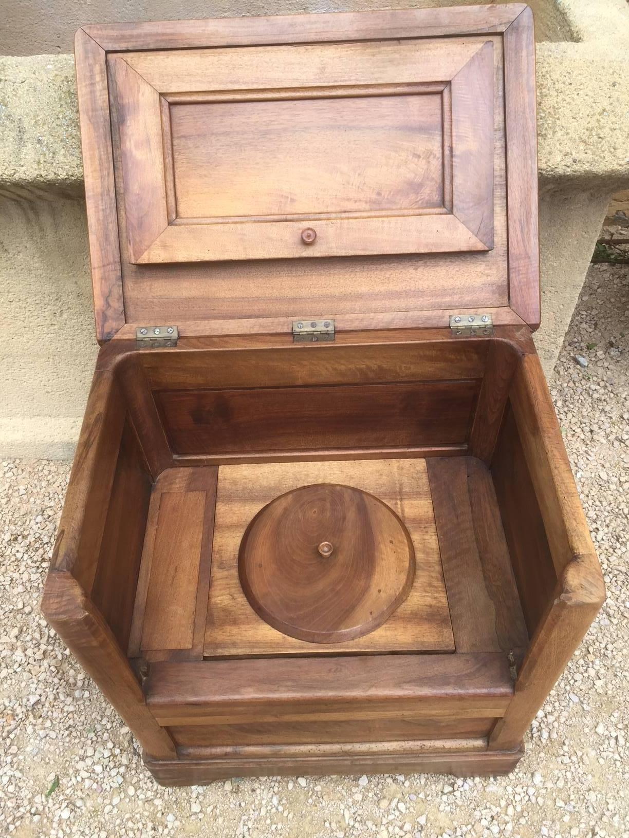 French Old Walnut Toilets, 19th Century 5