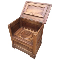 Used French Old Walnut Toilets, 19th Century
