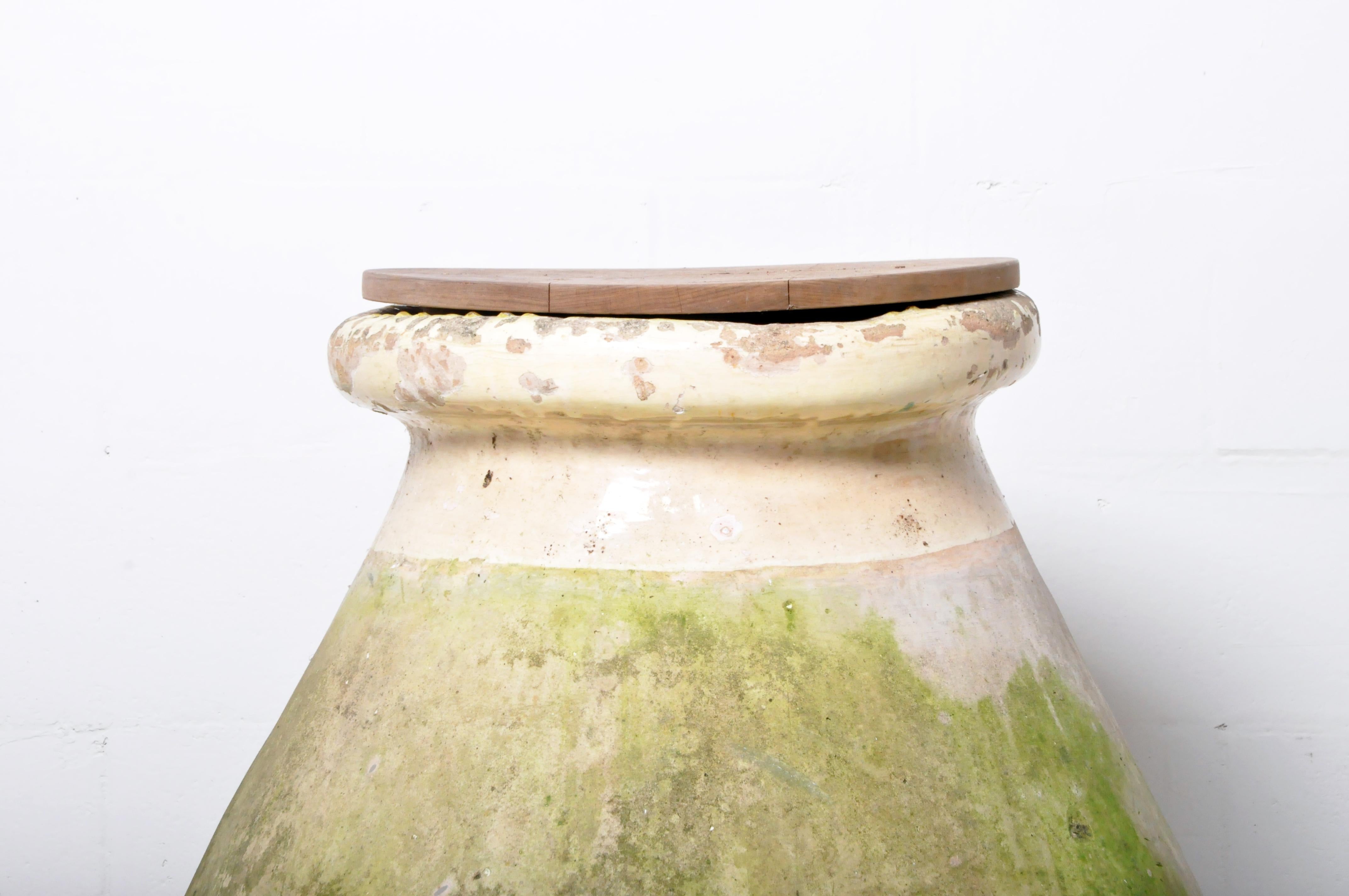 French Olive Jar 7