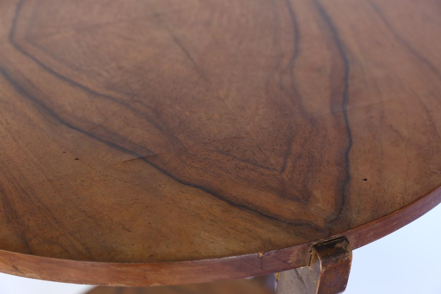 French Olive Wood Side Table 1