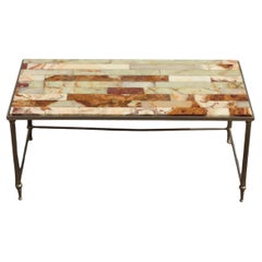 French Onyx  Coffee Table - Maison Jansen Style-70