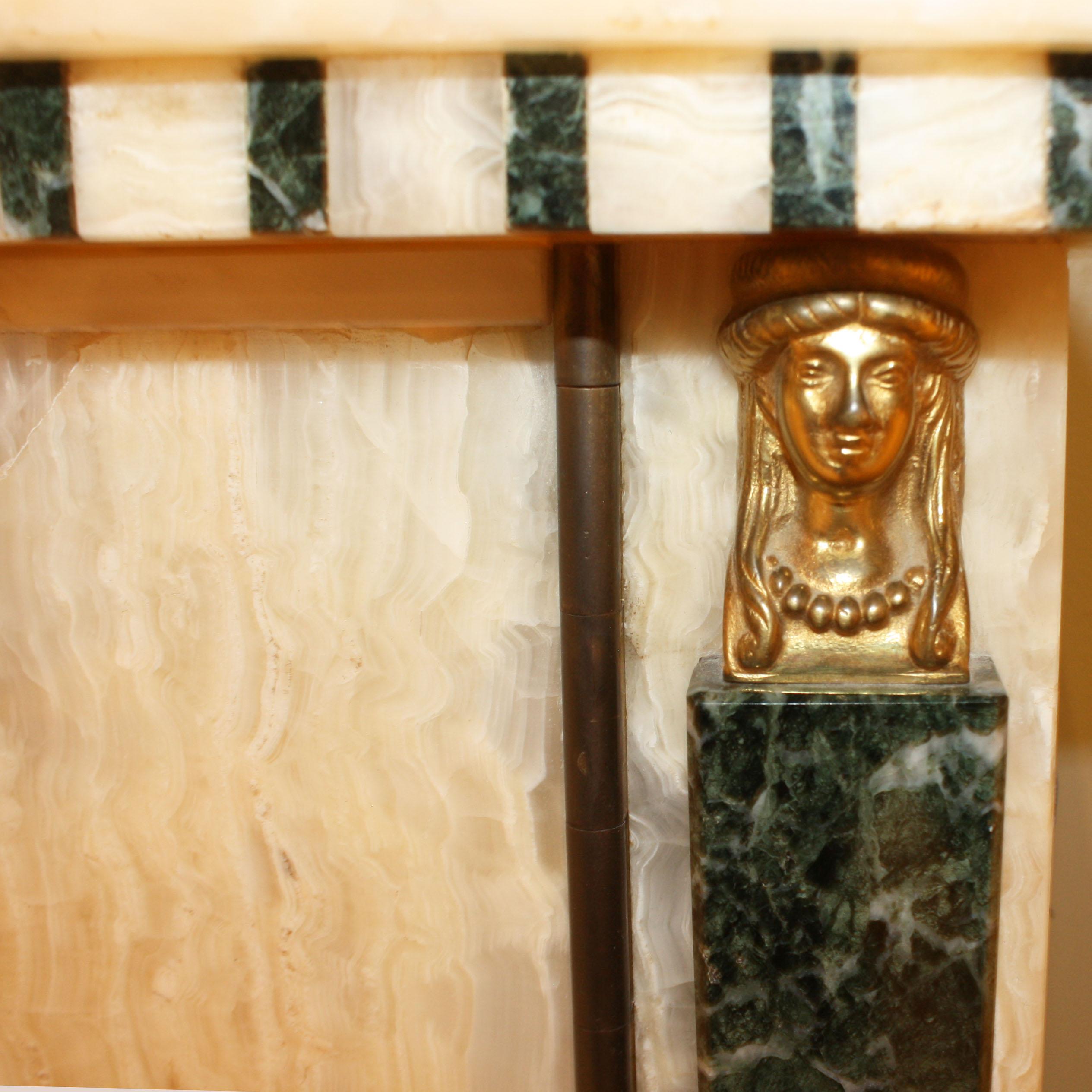 Mid-20th Century French Onyx Commode, circa 1950