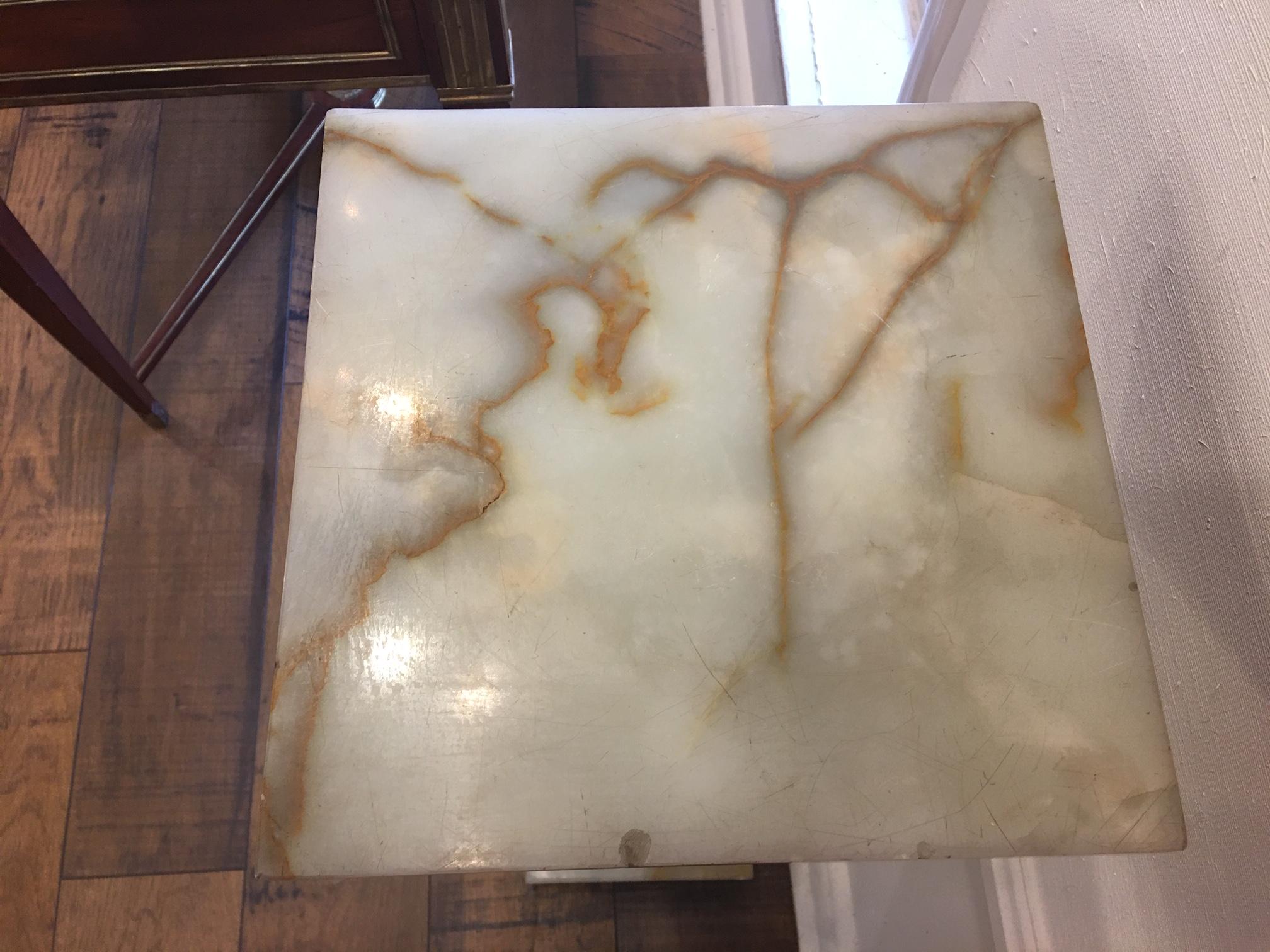 French Onyx Pedestal, Late 19th Century 3
