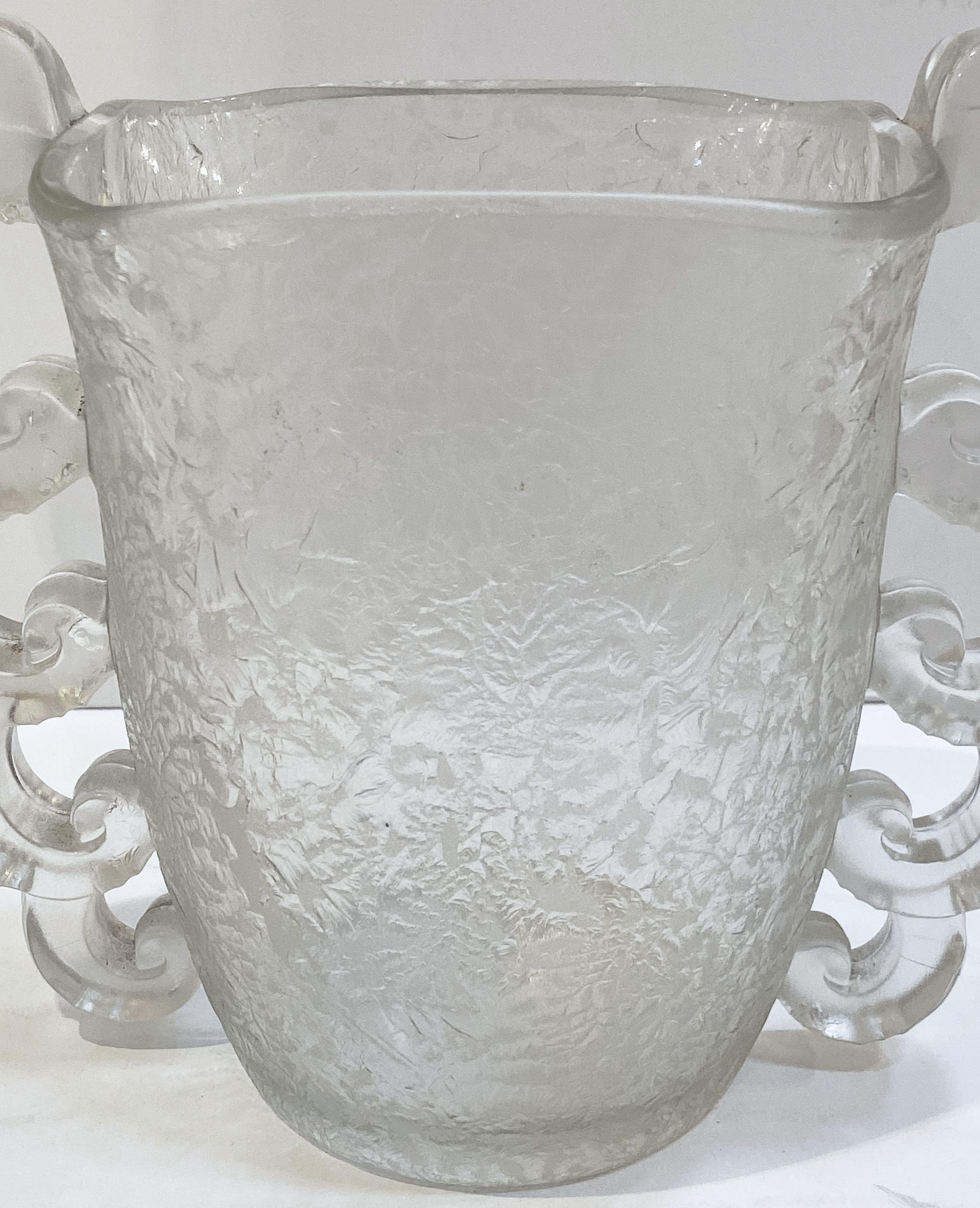 French Opalescent Glass Vase by Pierre D'Avesn 7