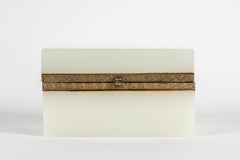 French Opaline Fitted Glass Box