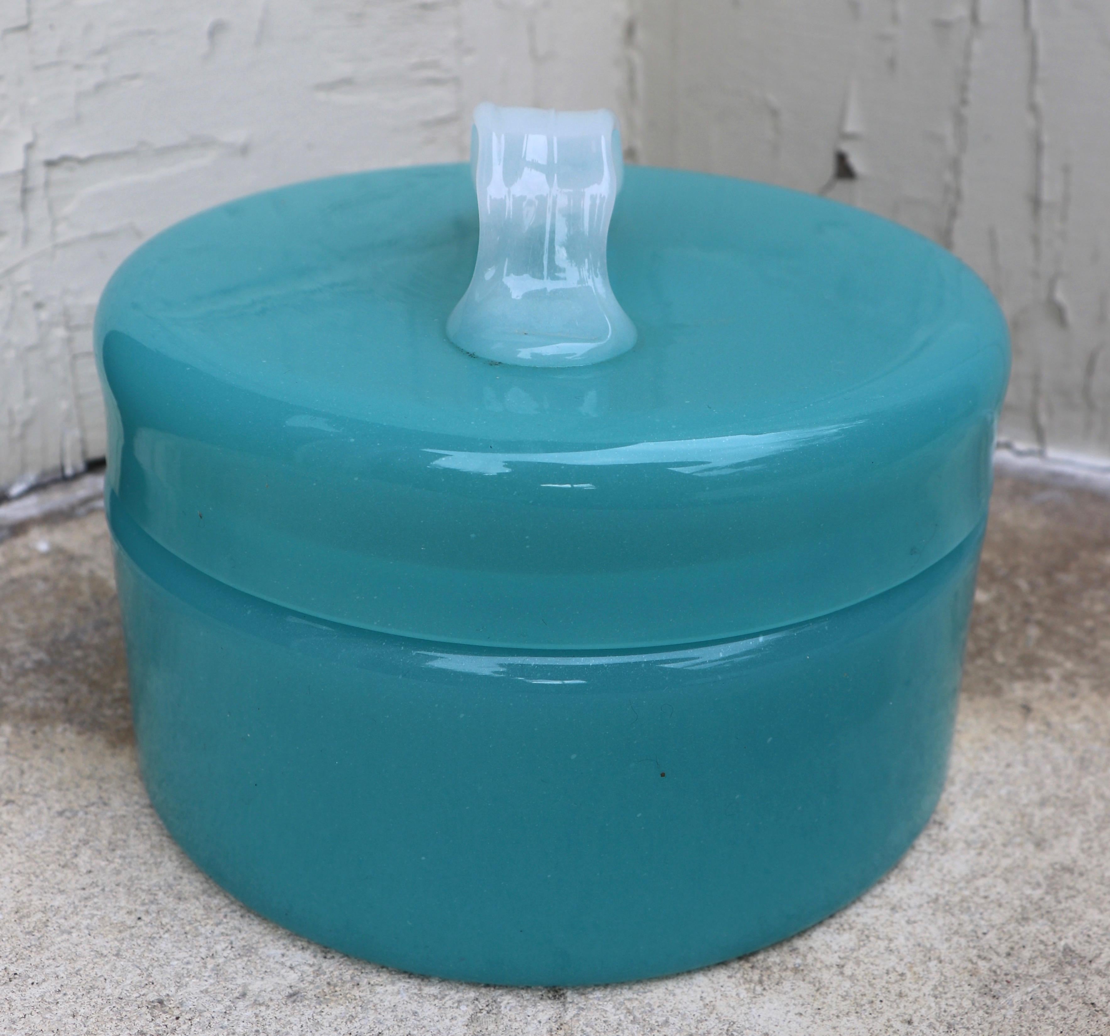 Art Glass French Opaline Glass Box