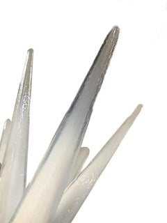 French Opaline Glass Sputnik Light Fixture