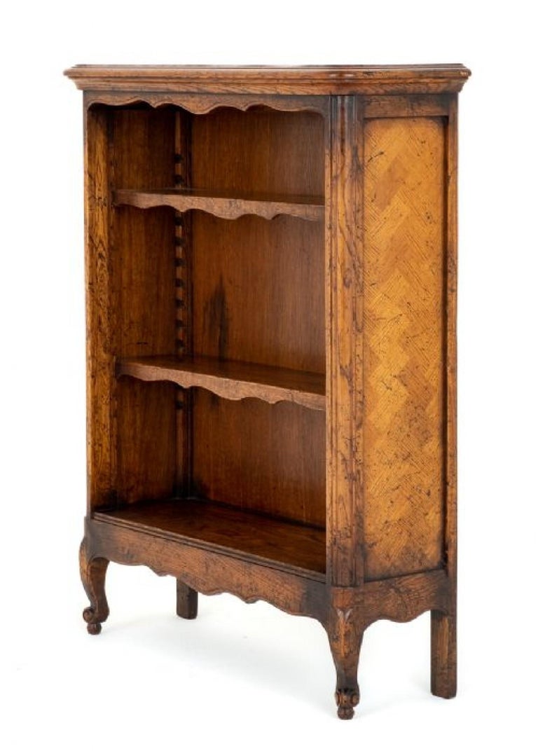 French Open Bookcase Oak Book Shelf For Sale at 1stDibs