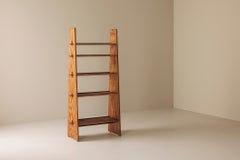 French open bookshelf in pine, 1960s