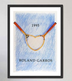 French Open Roland Garros 1995 Original Poster by Donald Lipski, 1995