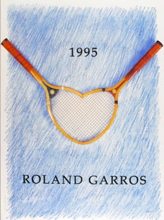 French Open Roland Garros 1995 Original Poster by Donald Lipski, 1995