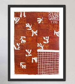French Open Roland Garros 1996 Original Poster by Jean Michel Meurice, 1996