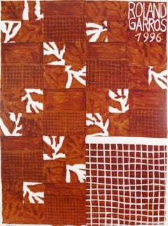 French Open Roland Garros 1996 Original Poster by Jean Michel Meurice, 1996