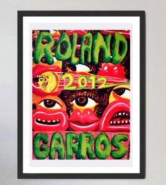 French Open Roland Garros 2012 Original Vintage Poster