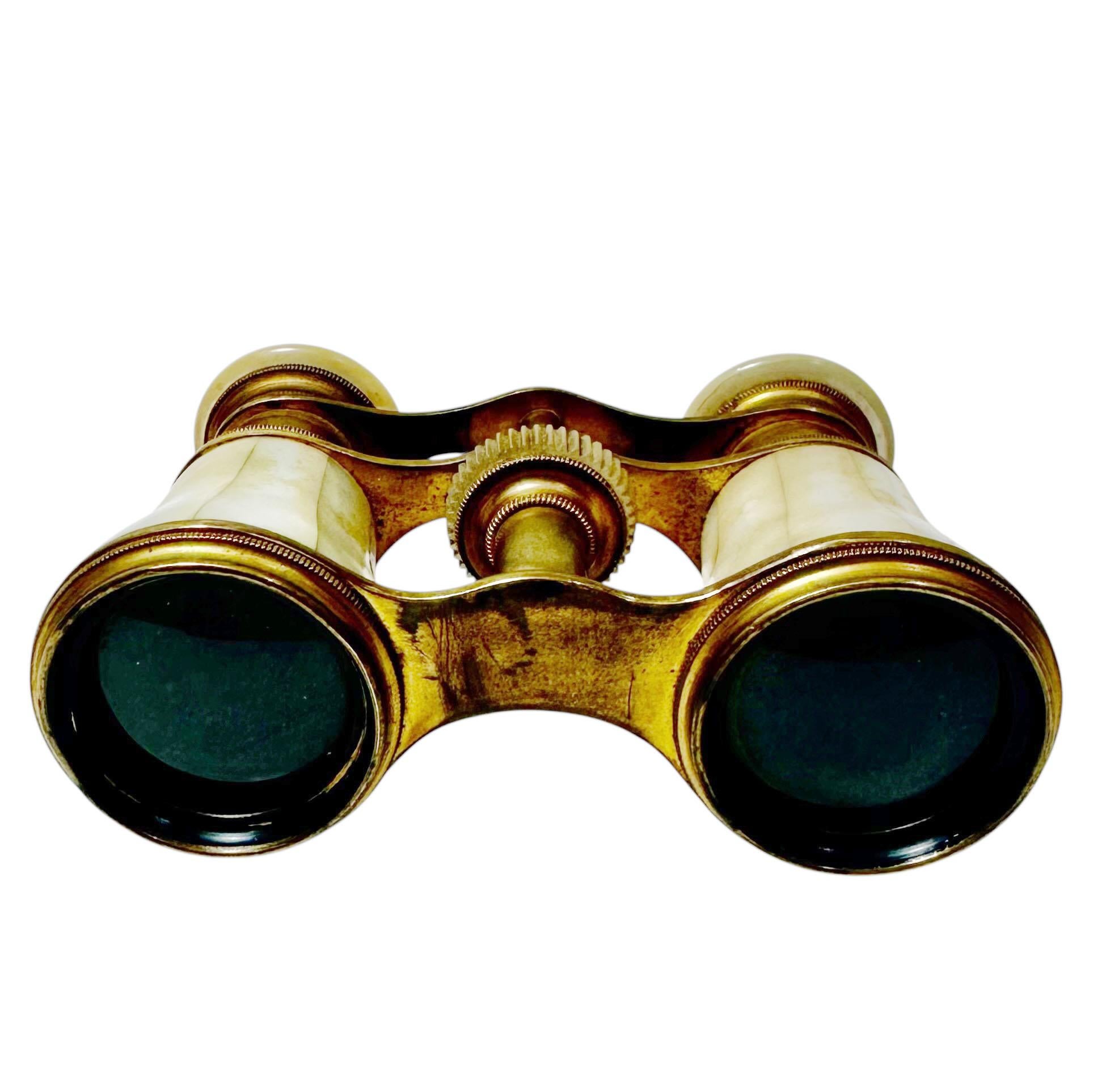Französische Operngläser (Bronze) im Angebot