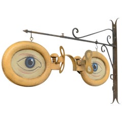 French Optician Trade Sign, circa 1930s