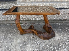 French Organic Modern Root Cocktail Table