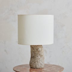 French Organic Stone Table Lamp, 1960s